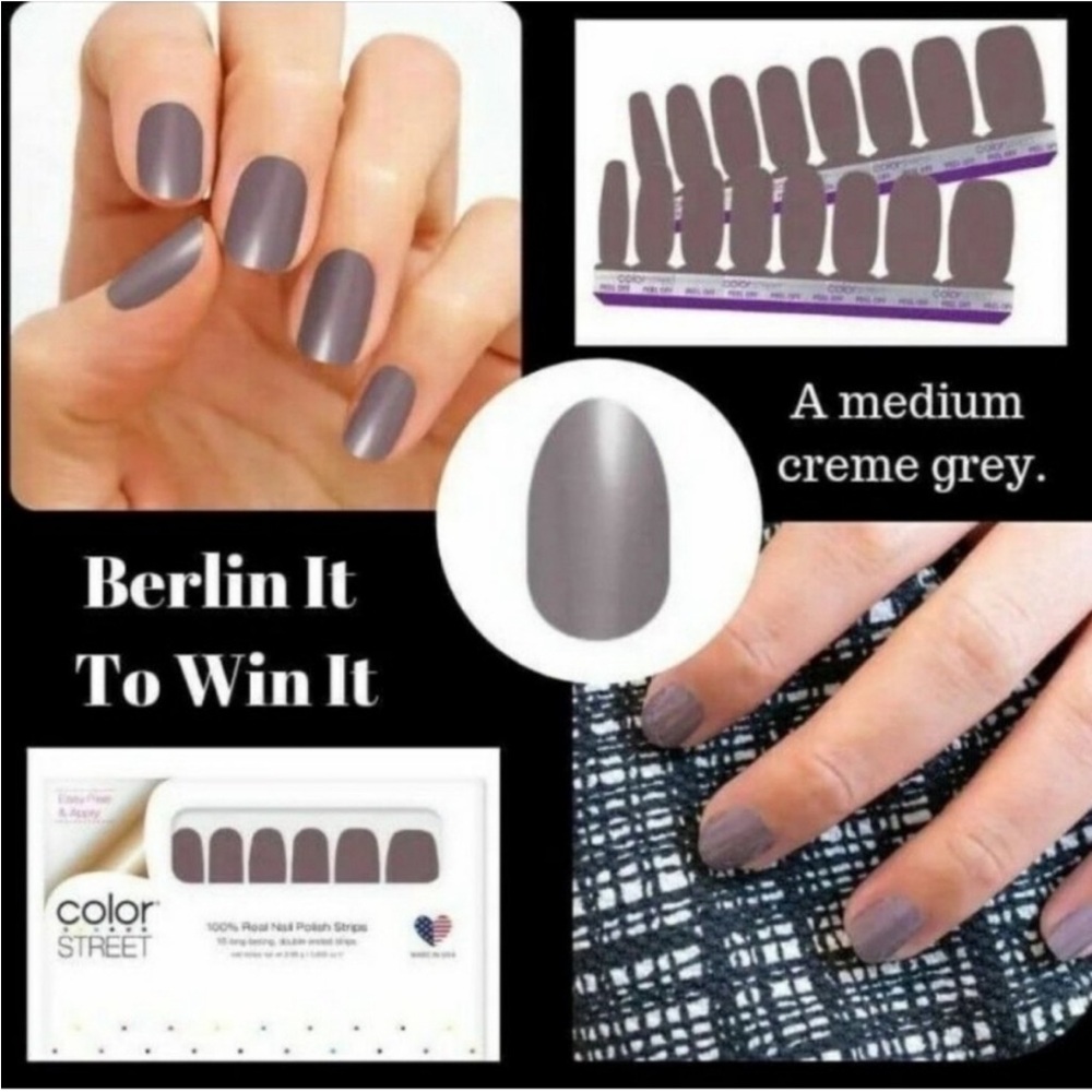 Color STREET nail polish strips Berlin it to win it